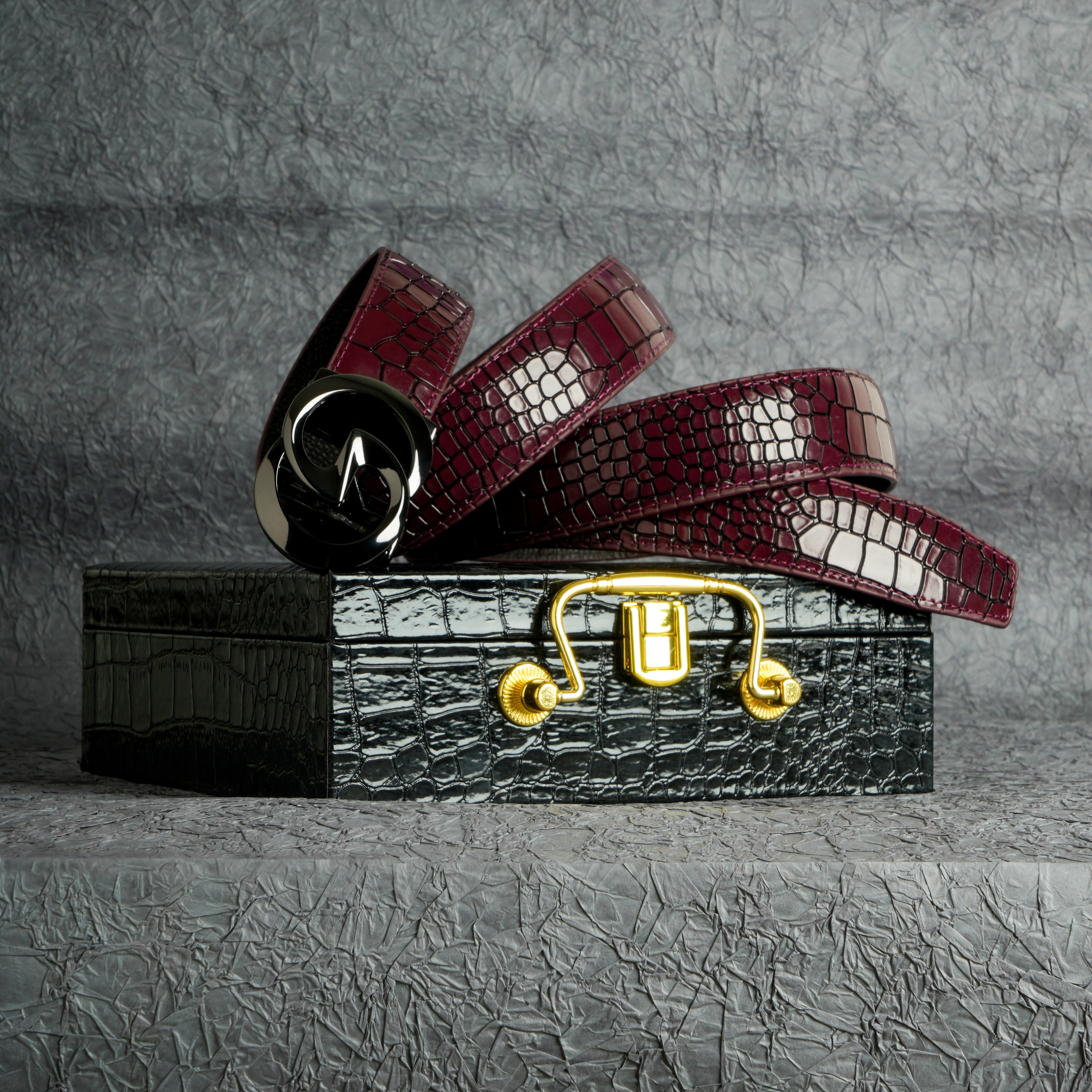 TORTOISE CRACK VEGETABLE TANNED 100% LEATHER BELT WITH CLASSIC BUCKLE