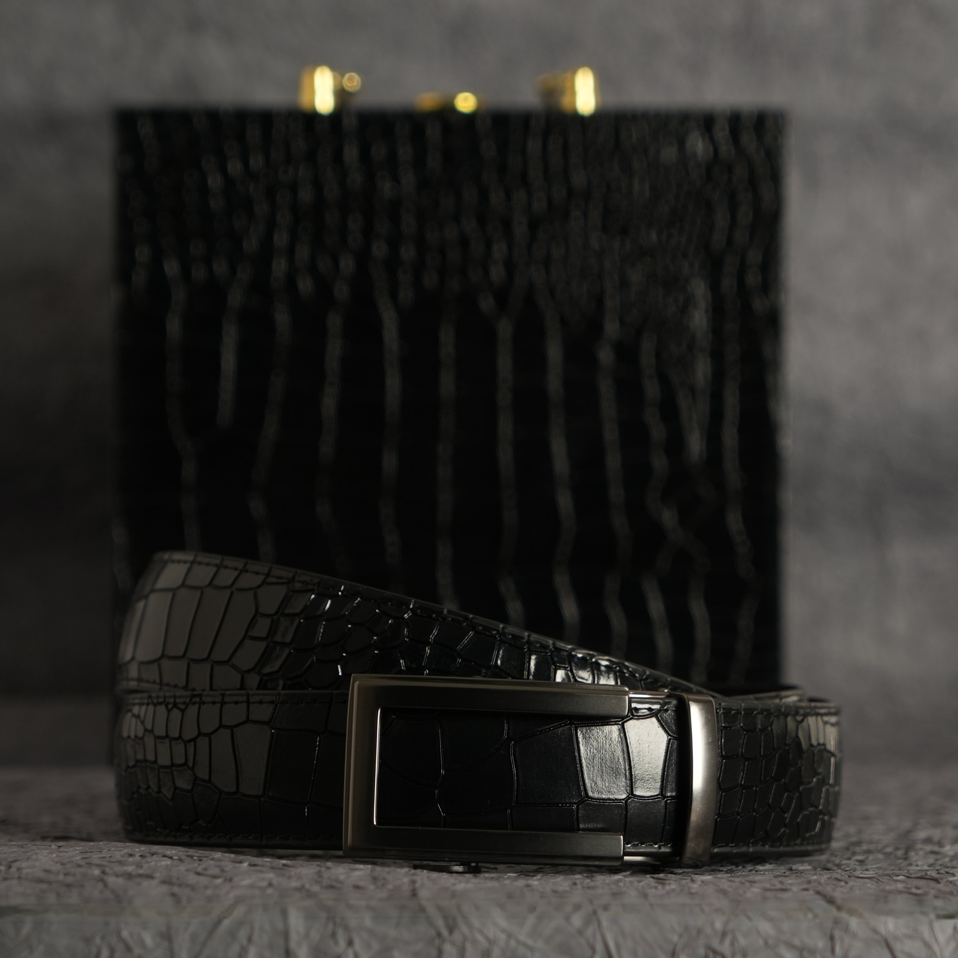 TORTOISE CRACK VEGETABLE TANNED 100% LEATHER BELT WITH CLASSIC BUCKLE