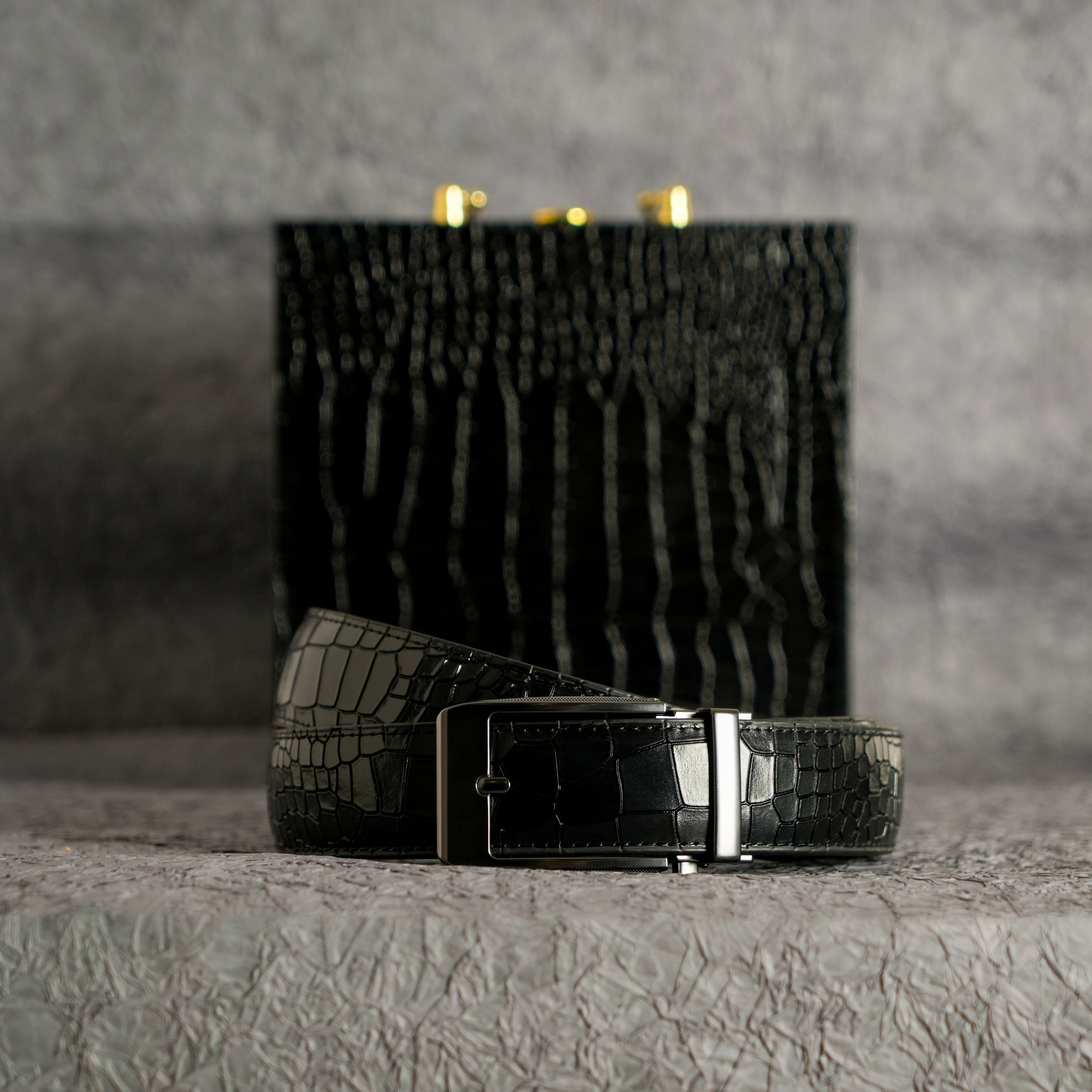 TORTOISE CRACK VEGETABLE TANNED 100% LEATHER BELT WITH CLASSIC BUCKLE