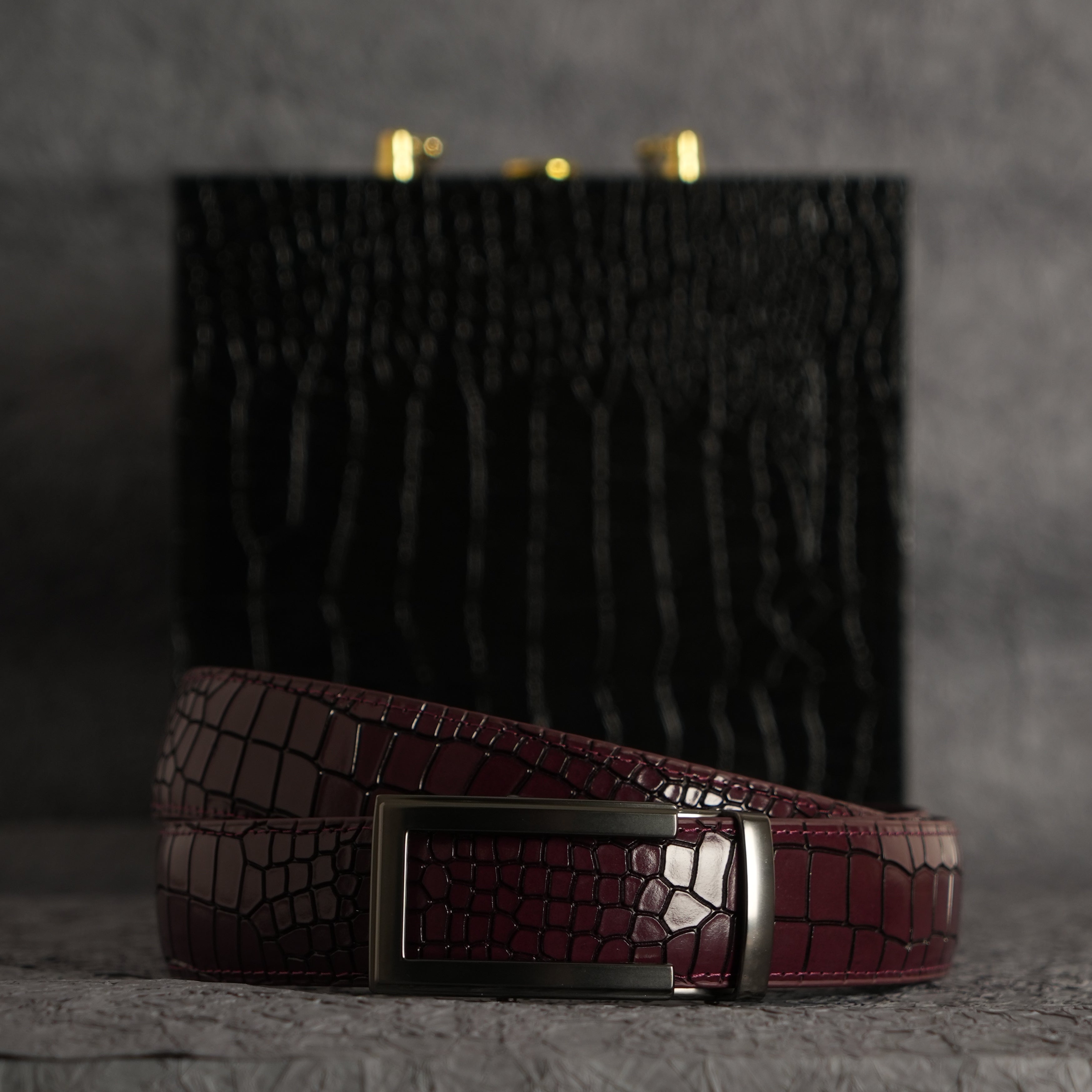 TORTOISE CRACK VEGETABLE TANNED 100% LEATHER BELT WITH CLASSIC BUCKLE